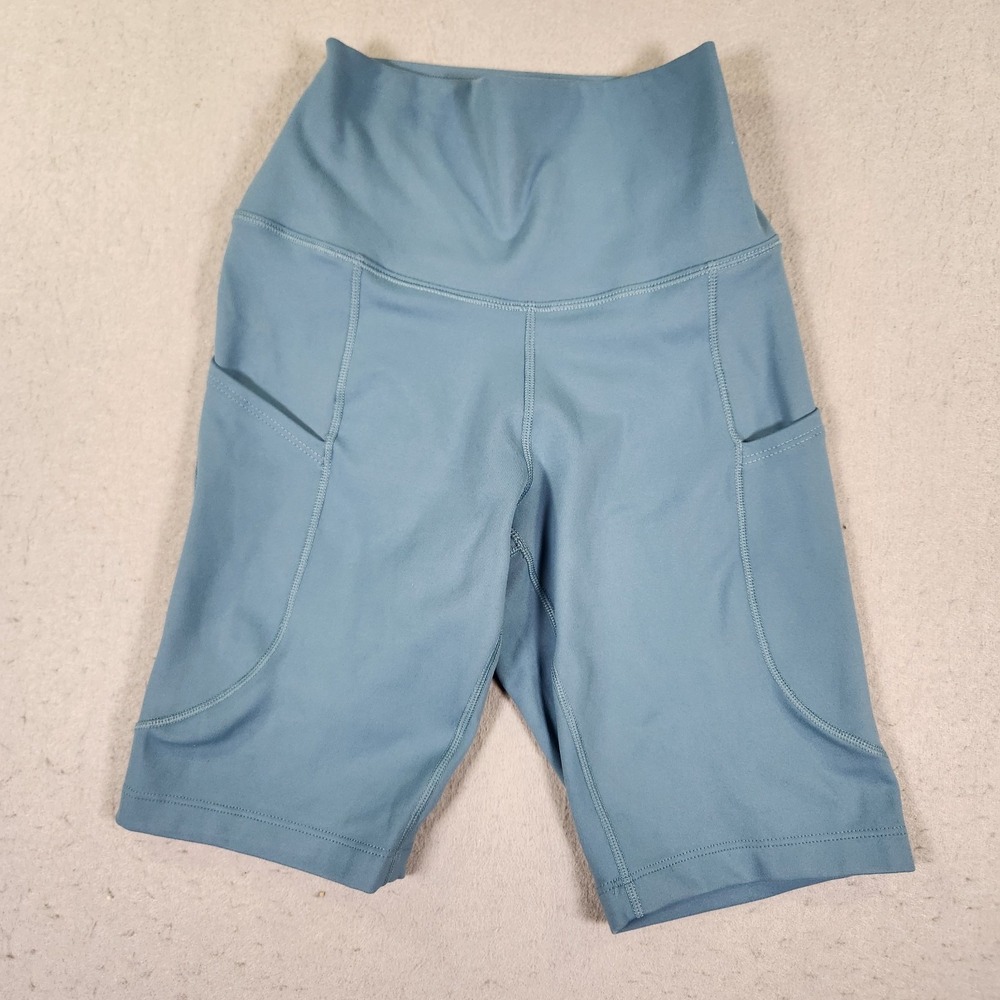 Nike One Dri FIT Women's Training High-Rise 8" Biker Shorts Blue Size XS NWT